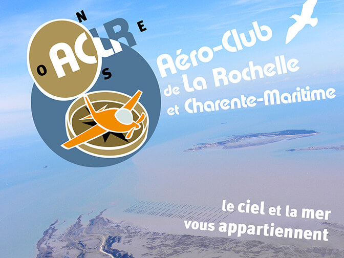 Identité Visuelle pour l'Aéro Club de La Rochelle et Charente-Maritime